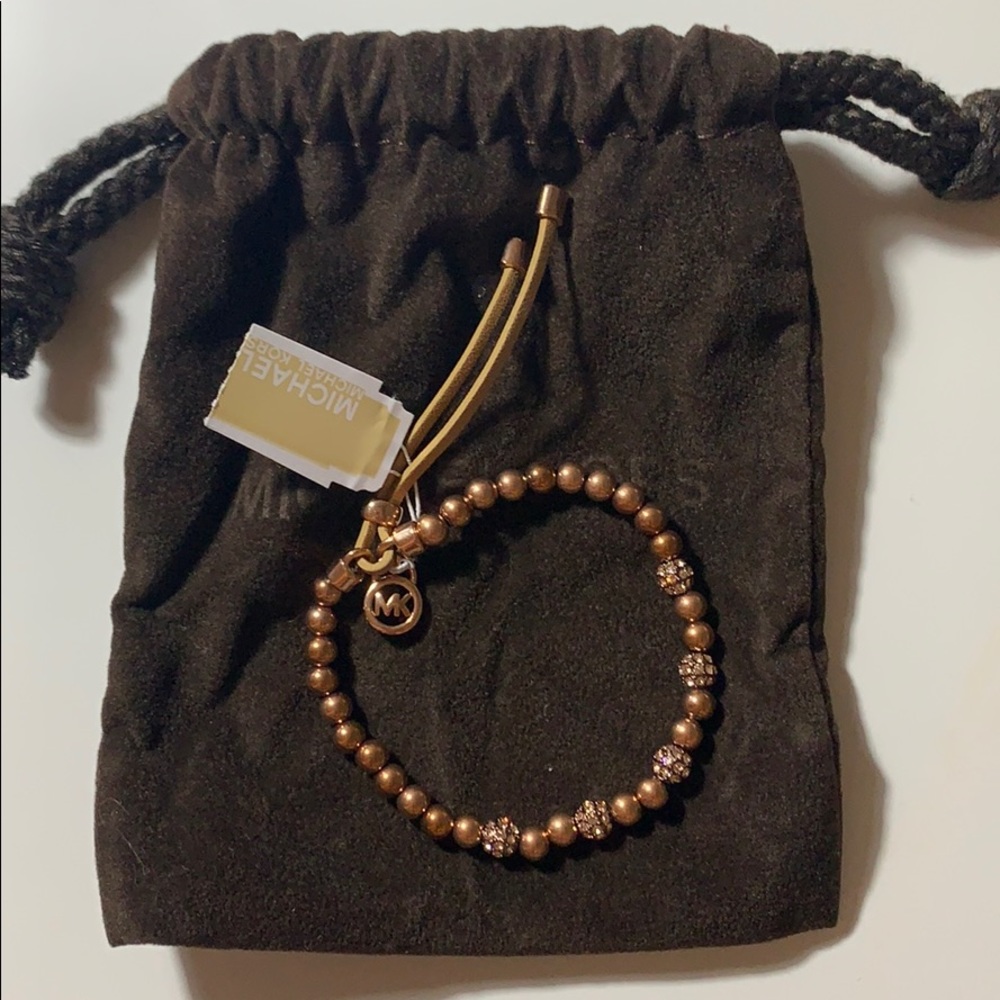 Rose Gold Michael Kors Adjustable Bracelet